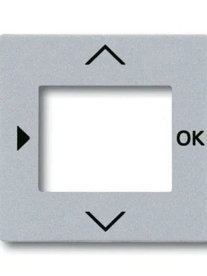 ABB 6430-0-0305 Future® linear Kryt ovladače časovacího nebo termostatu, s otvorem pro displej, hliníková stříbrná Přímo Od Výrobce