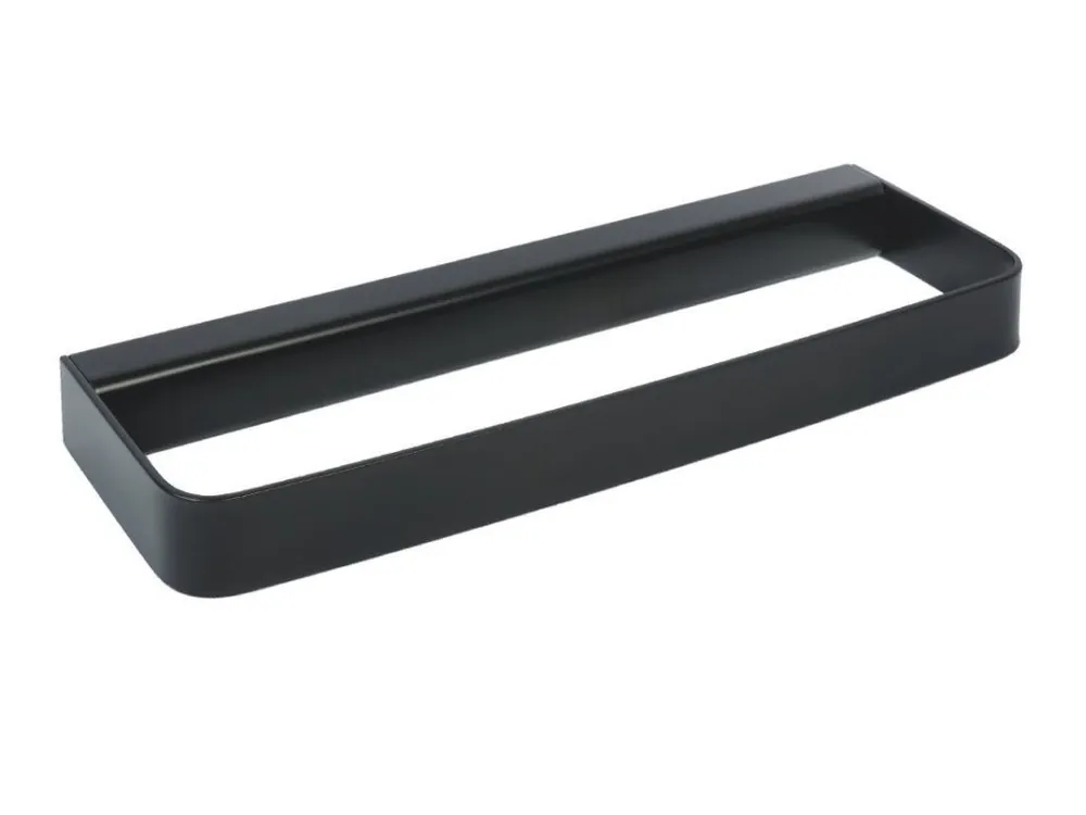 BELLA držák ručníků na bok skříňky 250mm, černá mat Nová Kolekce