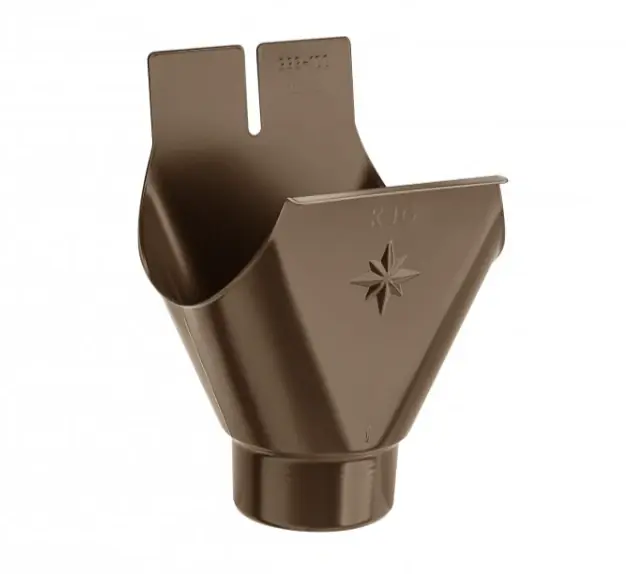 Značkový Kotlík žlabu KJG 280/100 mm pozink RAL 8028