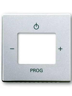 ABB 8200-0-0052 Future® linear Kryt zesilovače s tunerem FM, hliníková stříbrná Značkový