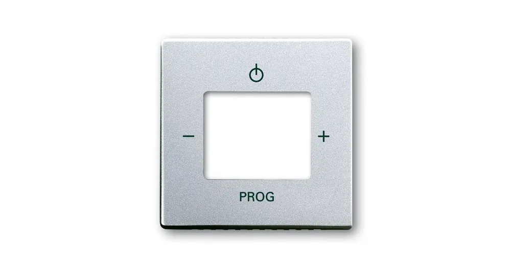 ABB 8200-0-0052 Future® linear Kryt zesilovače s tunerem FM, hliníková stříbrná Značkový