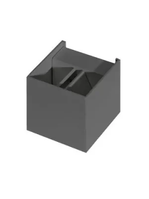 LED Venkovní nástěnné svítidlo Azzardo Gambino 1 dark grey AZ0957 6W 480lm 3000K IP44 10cm tmavě šedé - AZZARDO Akční Nabídka