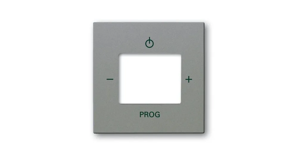 ABB 8200-0-0112 Solo®, Solo® carat Kryt zesilovače s tunerem FM, metalická šedá Sezónní Sleva