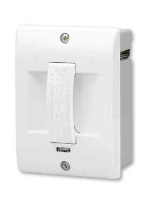 ABB 3536N-C03252 11 Spínač stiskací PRESSTO, zapuštěný, se signalizační doutnavkou, 25A, IP55 bílá/bílá Značkový