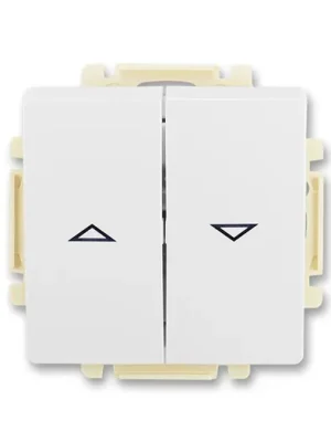 ABB 3557G-A89340 B1 Swing®, Swing®L Spínač žaluziový jednopólový, jasně bílá Akce