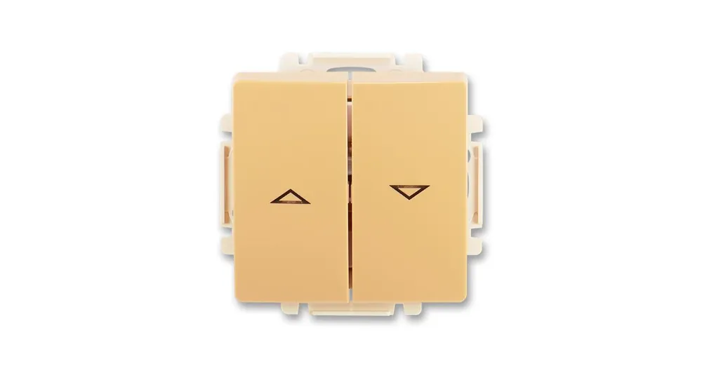 ABB 3557G-A89340 D1 Swing®, Swing®L Spínač žaluziový jednopólový, béžová Omezená Nabídka