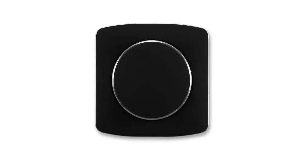 ABB 3294A-A123 N Tango® Kryt stmívače s otočným ovladačem, s upevňovací maticí, černá Značkový