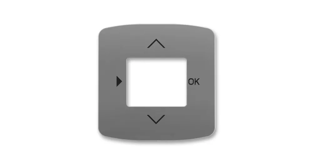 ABB 3299A-A40100 S2 Tango® Kryt ovladače časovacího, s otvorem pro displej, kouřová šedá Omezená Nabídka