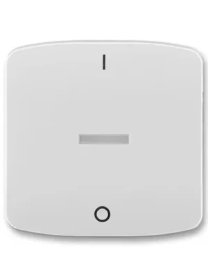 ABB 3558A-A655 S Tango® Kryt spínače kolébkového s čirým průzorem, s potiskem, Světle ŠEDÁ Omezená Nabídka