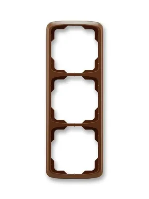 ABB 3901A-B31 H Tango® Rámeček pro elektroinstalační přístroje, trojnásobný svislý, hnědá Finální Výprodej