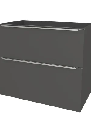 Značkový Mereo Mailo, koupelnová skříňka 101 cm, chrom madlo, Multidecor, Šedý diamant