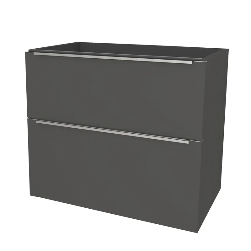 Značkový Mereo Mailo, koupelnová skříňka 101 cm, chrom madlo, Multidecor, Šedý diamant