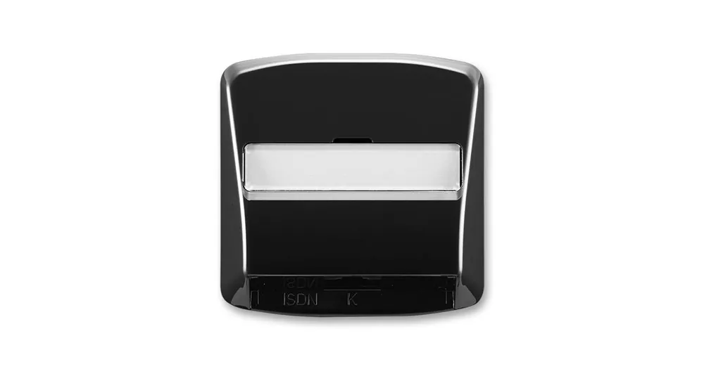 ABB 5013A-A00251 N Tango® Kryt zásuvky ISDN s 1 otvorem, černá Rychlé Dodání