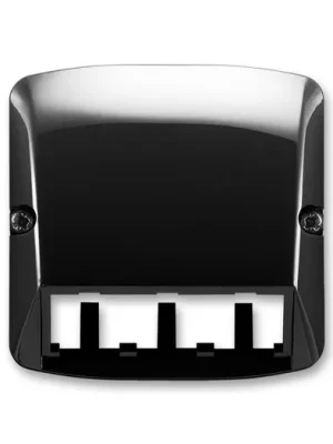 ABB 5014A-A00410 N Tango® Kryt zásuvky komunikační pro prvky Panduit Mini-Jack, Mini-Com, černá Expresní Doručení