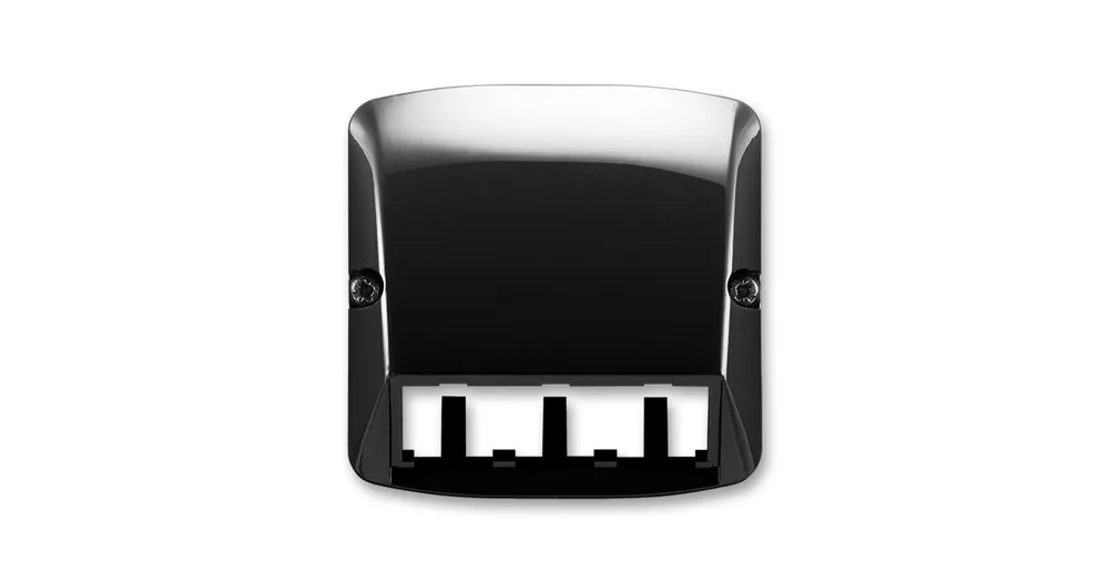 ABB 5014A-A00410 N Tango® Kryt zásuvky komunikační pro prvky Panduit Mini-Jack, Mini-Com, černá Expresní Doručení