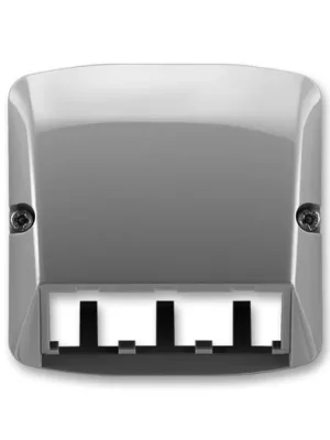 ABB 5014A-A00410 S2 Tango® Kryt zásuvky komunikační pro prvky Panduit Mini-Jack, Mini-Com, kouřová šedá Vysoce Kvalitní