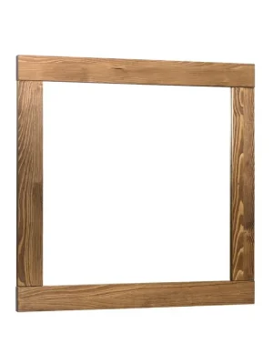 Zrcadlo Naturel Country 80x80 cm palisandr COUNTRYZRC80PA Výprodej