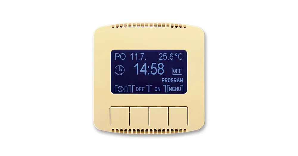 ABB 3292A-A20301 D Tango® Hodiny spínací  (ovládací jednotka) béžová Akční Nabídka