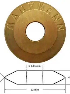 Levný KAUFMANN | ND-TOP LINE Nr.11 | kolečko TITAN | 22x6,05x4,8