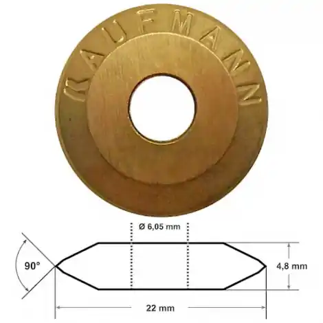 Levný KAUFMANN | ND-TOP LINE Nr.11 | kolečko TITAN | 22x6,05x4,8