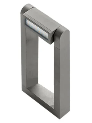 Finální Výprodej LED Venkovní sloupkové svítidlo Azzardo Frame spike bright grey AZ2129 8W 800lm 3000K IP54 29cm světle šedé - AZZARDO