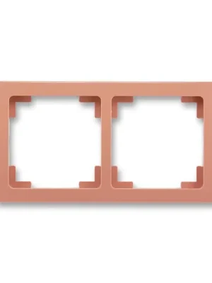 ABB 3901J-A00020 R3 Swing®L Rámeček pro elektroinstalační přístroje, dvojnásobný cihlová Odeslání Ihned