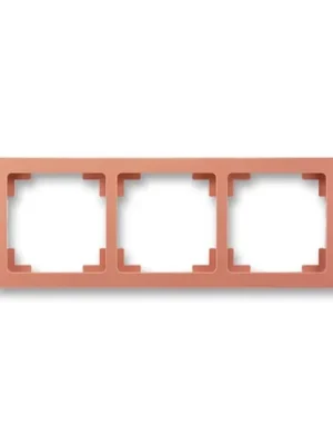 ABB 3901J-A00030 R3 Swing®L Rámeček pro elektroinstalační přístroje, trojnásobný cihlová Ihned K Objednání