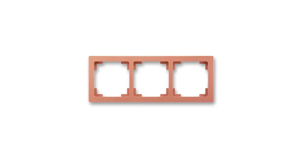 ABB 3901J-A00030 R3 Swing®L Rámeček pro elektroinstalační přístroje, trojnásobný cihlová Ihned K Objednání