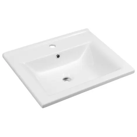 SAPHO | ZUNO | umyvadlo keramick&eacute; | do n&aacute;bytku i na zeď | 55cm | b&iacute;l&aacute; Vysoce Kvalitní