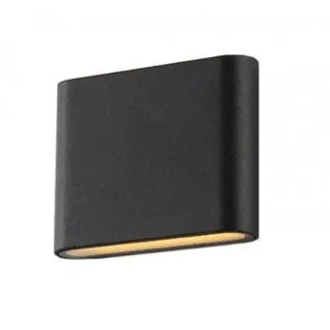 Jen Po Omezenou Doba LED Venkovní nástěnné svítidlo Azzardo Cremona S dark grey AZ2180 6W 340lm 3000K IP54 11,5cm tmavě šedé - AZZARDO