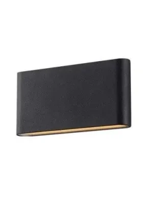 LED Venkovní nástěnné svítidlo Azzardo Cremona M dark grey AZ2182 10W 476lm 3000K IP54 17,5cm tmavě šedé - AZZARDO Super Cena