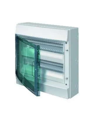 ABB 1SLM006501A1205 Rozvodnice modulové Rozvodnice nástěná, 36 Modulů (18x2), plastová průhledná dvířka, krytí IP65, řada Mistral65, včetně svorek N+PE (26 + 26) Rychlé Dodání