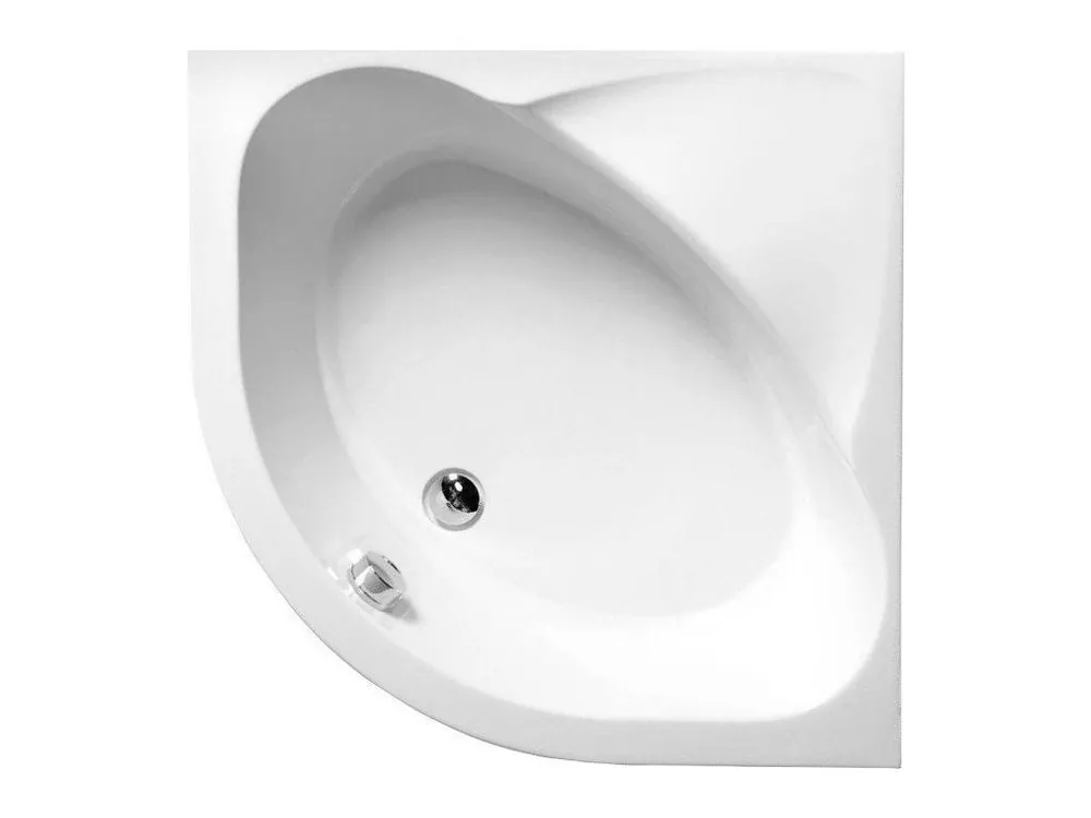Značkový Polysan SELMA hluboká sprchová vanička, čtvrtkruh 90x90x30cm, R550, bílá 28611
