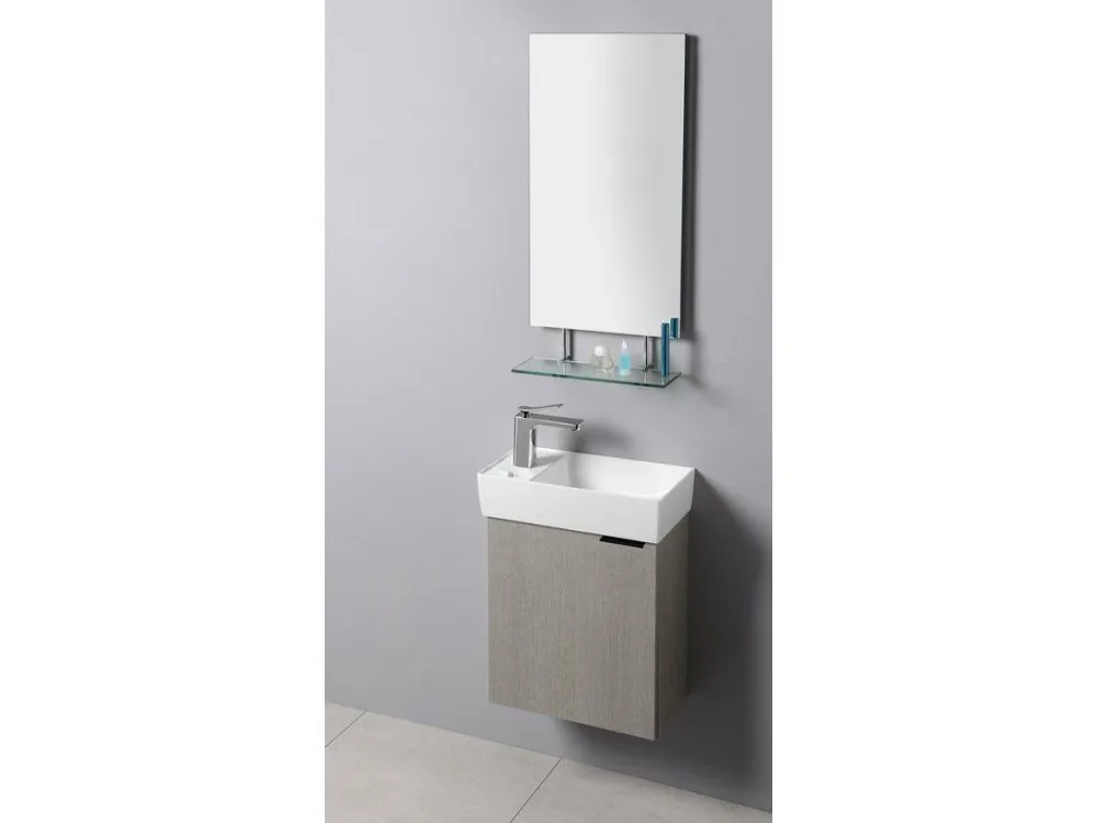 Ověřený Koupelnový set LATUS IX 47,5, dub stříbrný