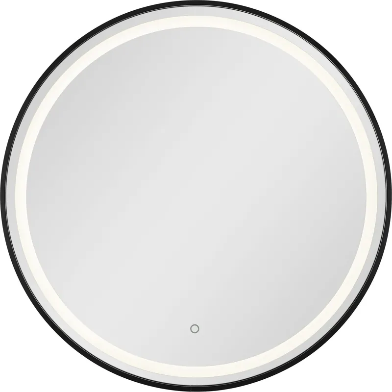 Zrcadlo 70x70 cm s LED osvětlením TANNA BLACK Pouze Dnes