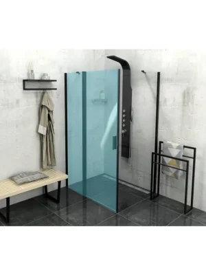 Značkový ZOOM LINE BLACK boční stěna 900mm, čiré sklo, ZL3290B