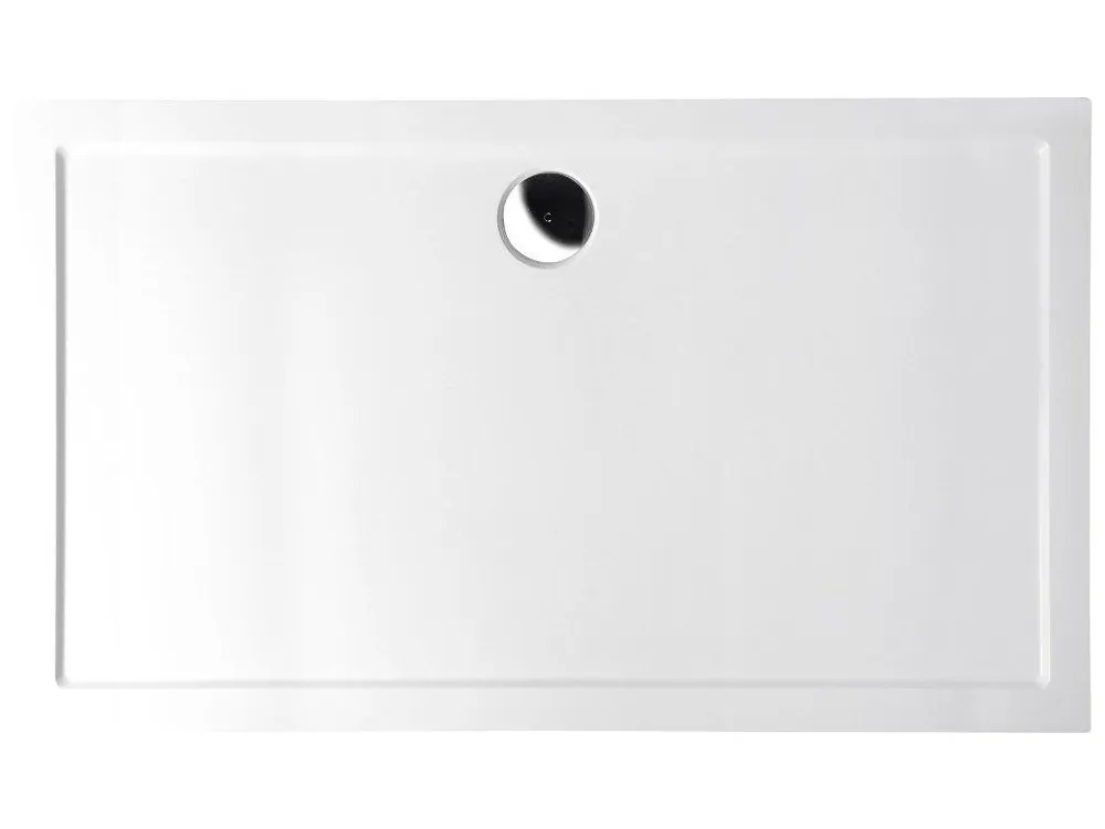 Značkový Polysan KARIA sprchová vanička z litého mramoru, obdélník 120x100cm, bílá 26611