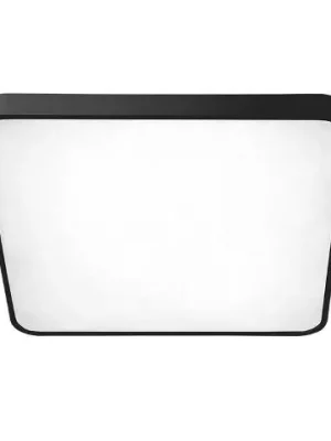 Značkový LED Stropní přisazené svítidlo Azzardo Quadro 50 LED CCT black AZ2759 60W 5600lm 3000K-6500K IP20 černé stmívatelné s dálkovým ovladačem - AZZARDO