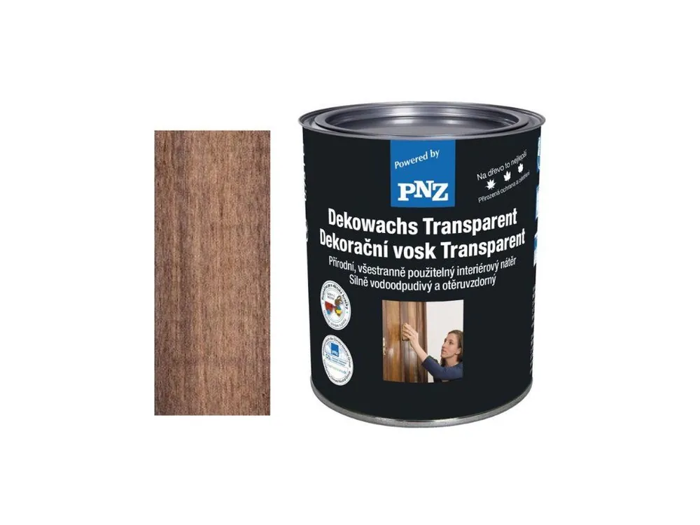 Značkový PNZ Dekorační vosk Transparent 0,75l Odstín: Ebenholz - eben