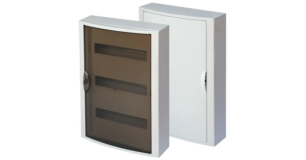 Značkový OEZ RNG 3N42 42M IP40 nástěnný plastový rozvaděč s bílými dvířky/40583/