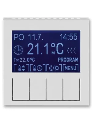 ABB 3292H-A10301 16 LEVIT Termostat univerzální programovatelný šedá/bílá Super Cena