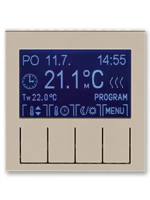 ABB 3292H-A10301 18 LEVIT Termostat univerzální programovatelný macchiato/bílá Tovární Cena