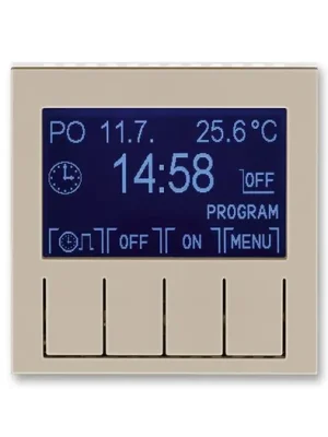 ABB 3292H-A20301 18 LEVIT Hodiny spínací programovatel macchiato/bílá Top Prodej