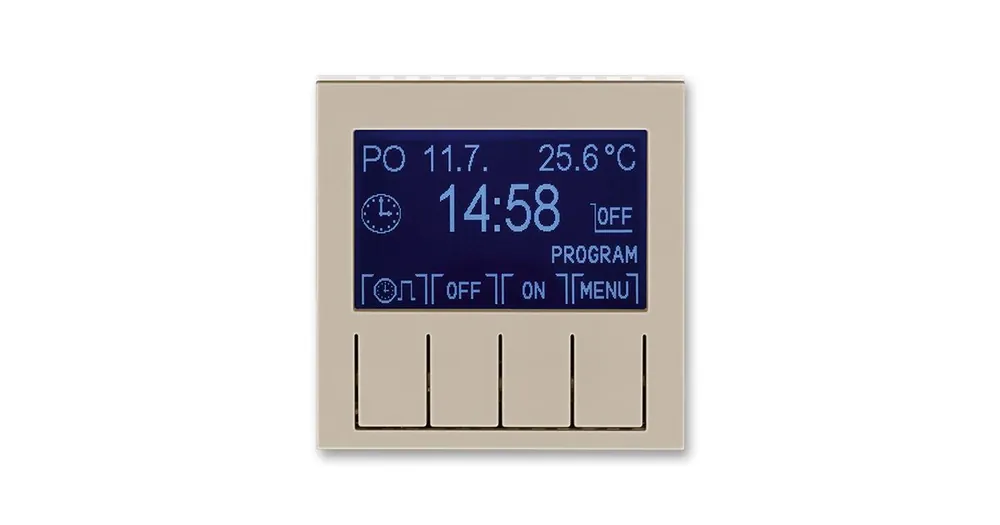 ABB 3292H-A20301 18 LEVIT Hodiny spínací programovatel macchiato/bílá Top Prodej