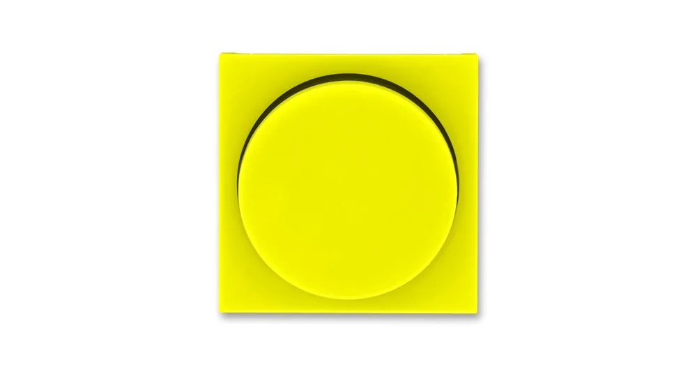 ABB 3294H-A00123 64 LEVIT Kryt stmívače s otočným ovladačem žlutá/kouřová černá Akční Nabídka