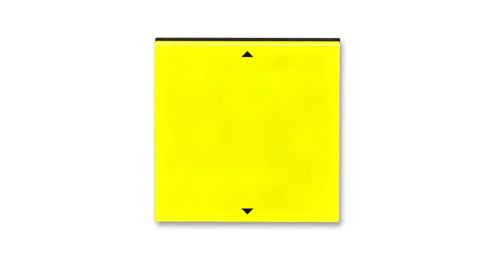 ABB 3299H-A00110 64 LEVIT Kryt spínače žaluziového s krátkocestným ovladačem žlutá/kouřová Dokud Zásoby Vydrží