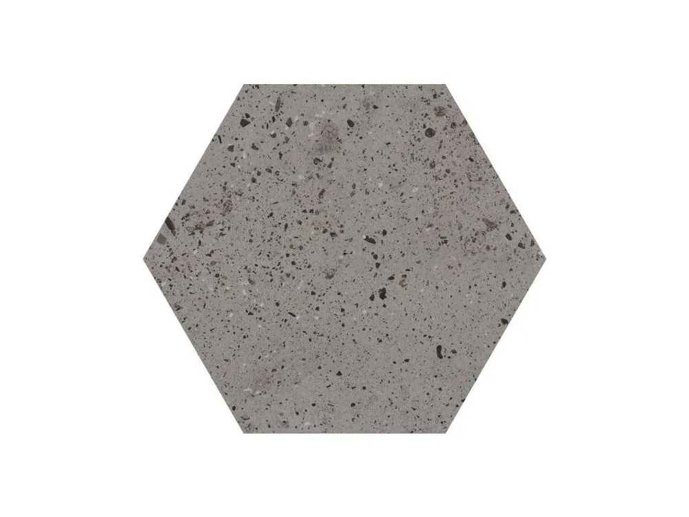 Značkový Hexagon Industrialdust Grys mat 19,8x17,1 cm