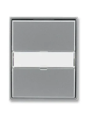 Akce ABB 3558E-A00610 36 TIME Kryt jednoduchý s popis. polem ocelová