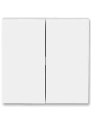 ABB 3559H-A00652 01 LEVIT Kryt dělený bílá/ledová bílá Akční Cena