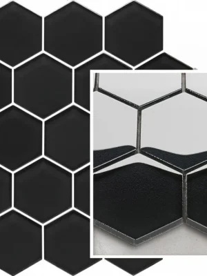 Značkový Hexagon mozaika univerzální Nero Paradyz 22x25,5 cm
